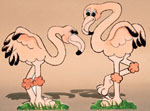 Product Image of Flamboyant Flamingos Woodcraft Pattern