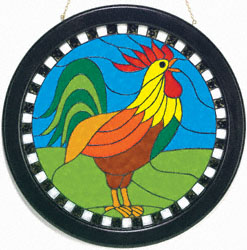 Product Image of Painted Glass Rooster Project