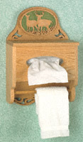 Product Image of Wildlife Tissue Box/Towel Rack Scroll Saw Patterns