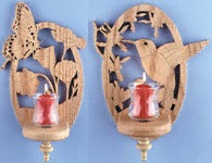 Butterfly and Hummingbird Sconce Patterns