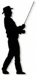 Product Image of Standing Fisherman Shadow Woodcraft Pattern