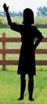 Product Image of Waving Woman Shadow Woodcraft Pattern