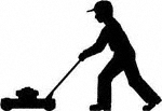 Product Image of Mowing Man Shadow Woodcraft Pattern