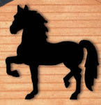 Product Image of Strutting Horse Shadow Woodcraft Pattern