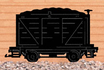Coal Car Shadow Woodcraft Pattern