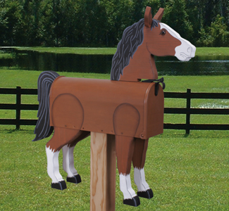 Horse Mailbox Woodcrafting Pattern