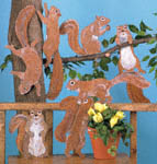 Product Image of Yard Squirrels Woodcrafting Pattern
