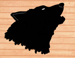 Product Image of Giant Wolf Head Shadow Wood Pattern 