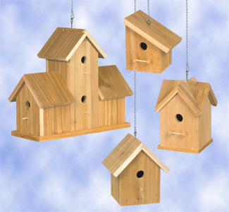 Cedar Birdhouses #3 Wood Project Plan