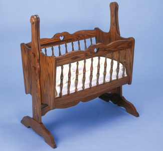 Product Image of Baby Cradle Woodworking Plans
