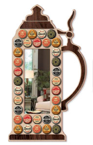 Product Image of Stein Mirror Bottle Cap Display Pattern