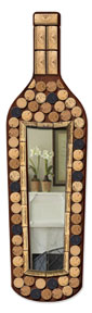 Product Image of Wine Bottle Mirror Cork Display Pattern