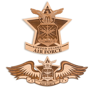 Product Image of AIR FORCE Insignia Scroll Saw Plaque Pattern Set