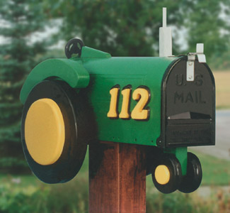 Farm Tractor Mailbox Woodcraft Pattern