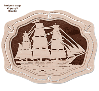Product Image of Swift Sail Ahead Frame-N-Art Scroll Design