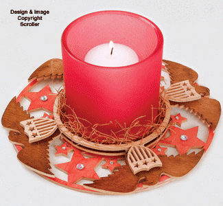 Americana Candle Ring Project Pattern