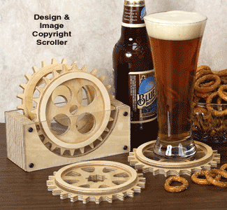 Product Image of Gear Coaster Set Patterns