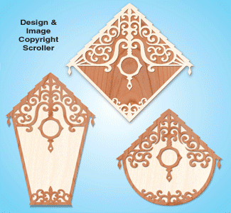 Product Image of Filigree Overlay Birdhouse Designs Pattern