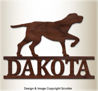 Product Image of Canine Wall Plaque Design Pattern