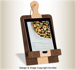 Counter Top Cookbook & Tablet Stand Pattern