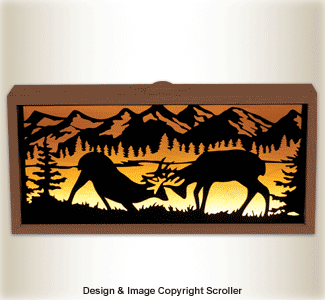 Product Image of Interchangeable Wildlife Panel Light Box Pattern - Downloadable