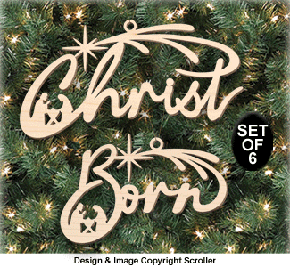Holy Family Ornament Set - Downloadable
