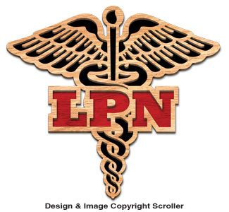 Product Image of LPN Caduceus Pattern - Downloadable