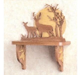 Product Image of Deer Shelf Scroll Saw Pattern 
