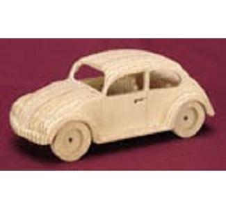 57 Volkswagen Bug 3D Model Project Pattern