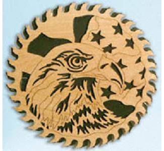 Circular Saw - Patriotic Eagle Project Pattern