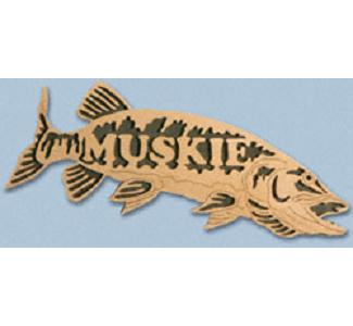 Wooden Fish - Muskie Project Pattern