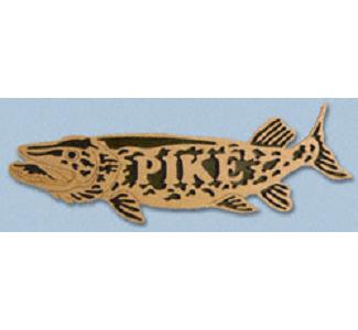 Wooden Fish - Pike Project Pattern
