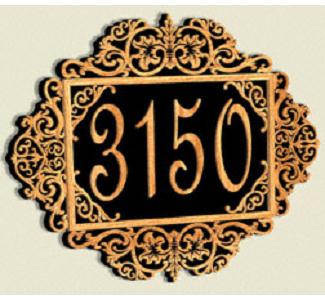 Product Image of Scrolled Acanthus Address Plaque Pattern