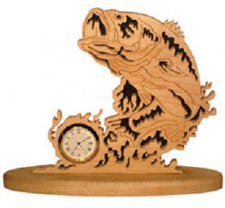Largemouth Bass Mini-Clock Project Pattern