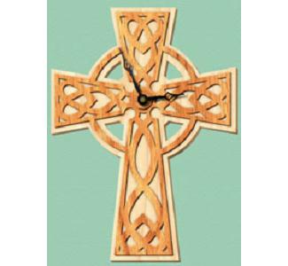 Product Image of Celtic Cross Wall Clock Project Pattern