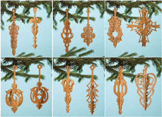 2 Piece Slotted Ornament Set #8 Project Pattern
