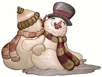Product Image of Snow Couple Intarsia Project Pattern