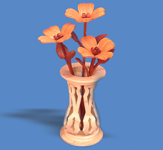 Compound Cut Dogwood & Vase Project Patterns