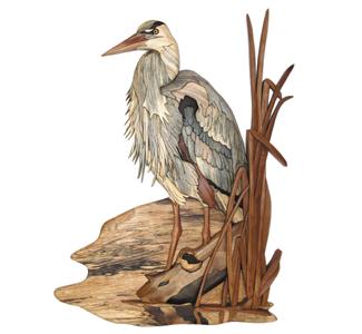 Product Image of Blue Heron Intarsia Project Pattern
