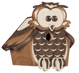 Product Image of Hooter Birdhouse Design Project Pattern