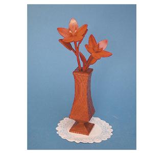Compound Cut Star Flowers & Vase Project Pattern