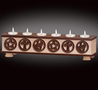 Product Image of Old West 6-Tea Light Holder Project Patterns