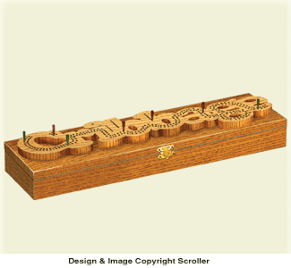 Cribbage Board Box Pattern #1