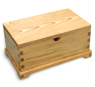 Product Image of Wooden Hinged - Top Jewelry Box Project Pattern