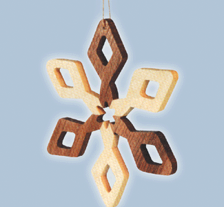 Product Image of Scrap Wood Snowflakes Project Patterns