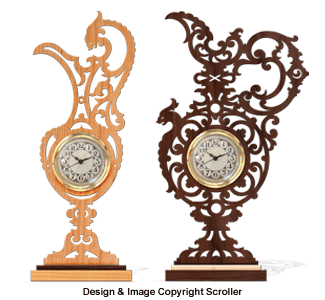 Product Image of Ornate Pitcher Clock Project Pattern Set