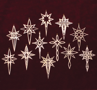 Product Image of Heavenly Star Ornaments #1 Project Patterns