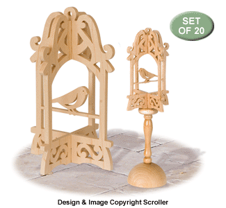 Product Image of Slotted Birdcage Designs Scroll Saw Pattern