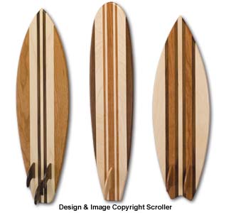 Surfboard Wall Art Design Patterns