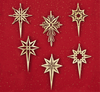 Product Image of Shining Star Scroll Saw Ornaments Pattern